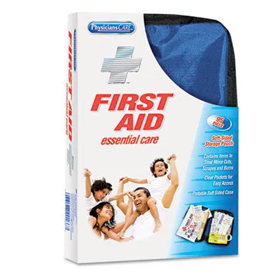 PhysiciansCare Soft-Sided First Aid Kit for up to 10 People, 95 Pieces/Kit (90166)