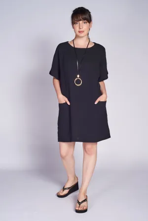 Pocket shift Dress 100% Cotton