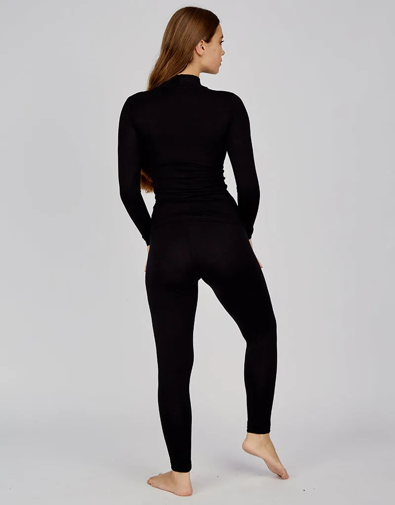 Poly Span Leggings - Dark Shades