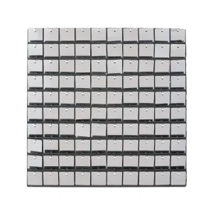 Spangle Shimmer Sequin Wall Panel Backdrops (24 panels) - Silver