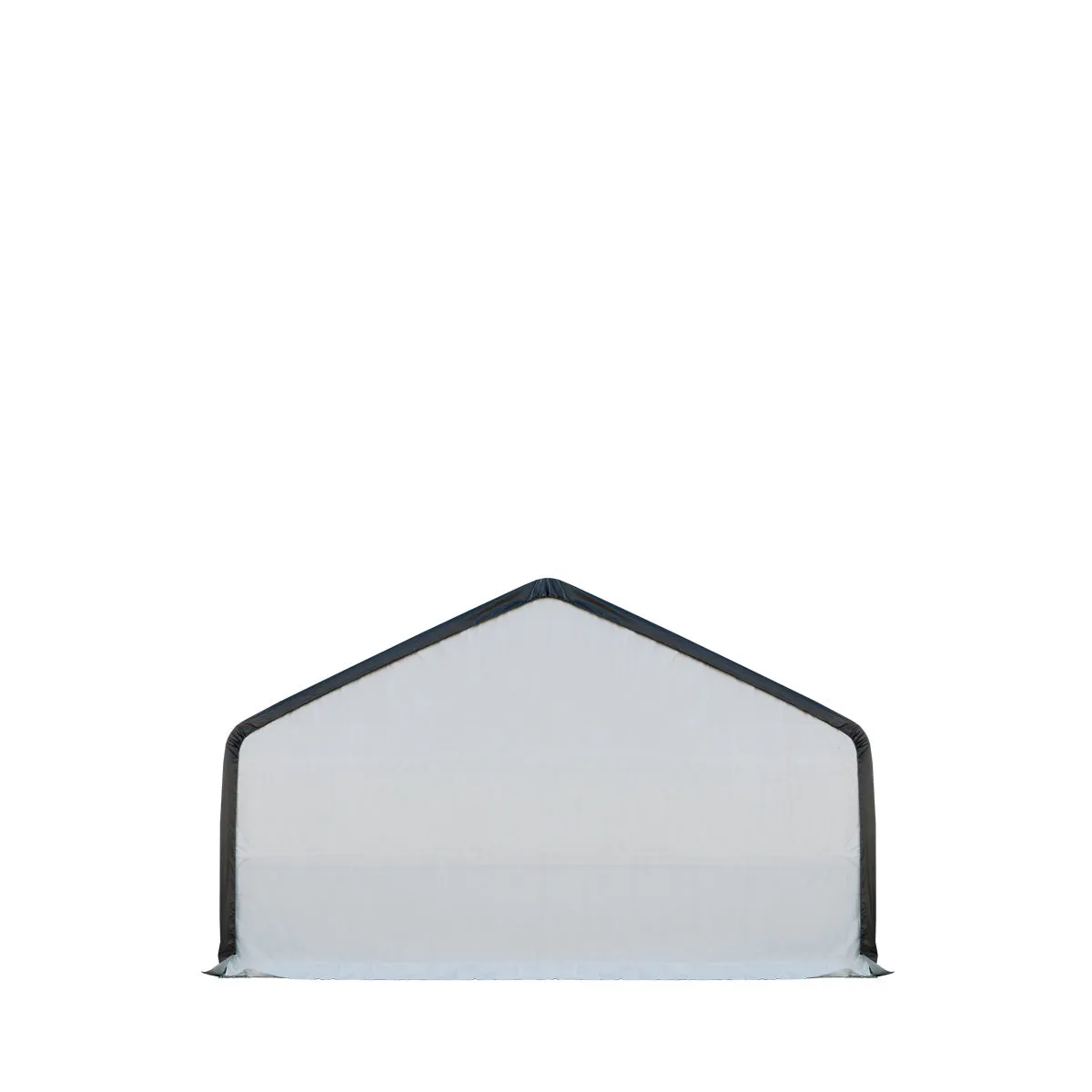 TMG Industrial 80’ x 33’ Dual Truss Storage Shelter Workshop, (3) 19’ Wide Drive-Through Openings, Scaffolding-Style Door Frame Support, TMG-DT3380