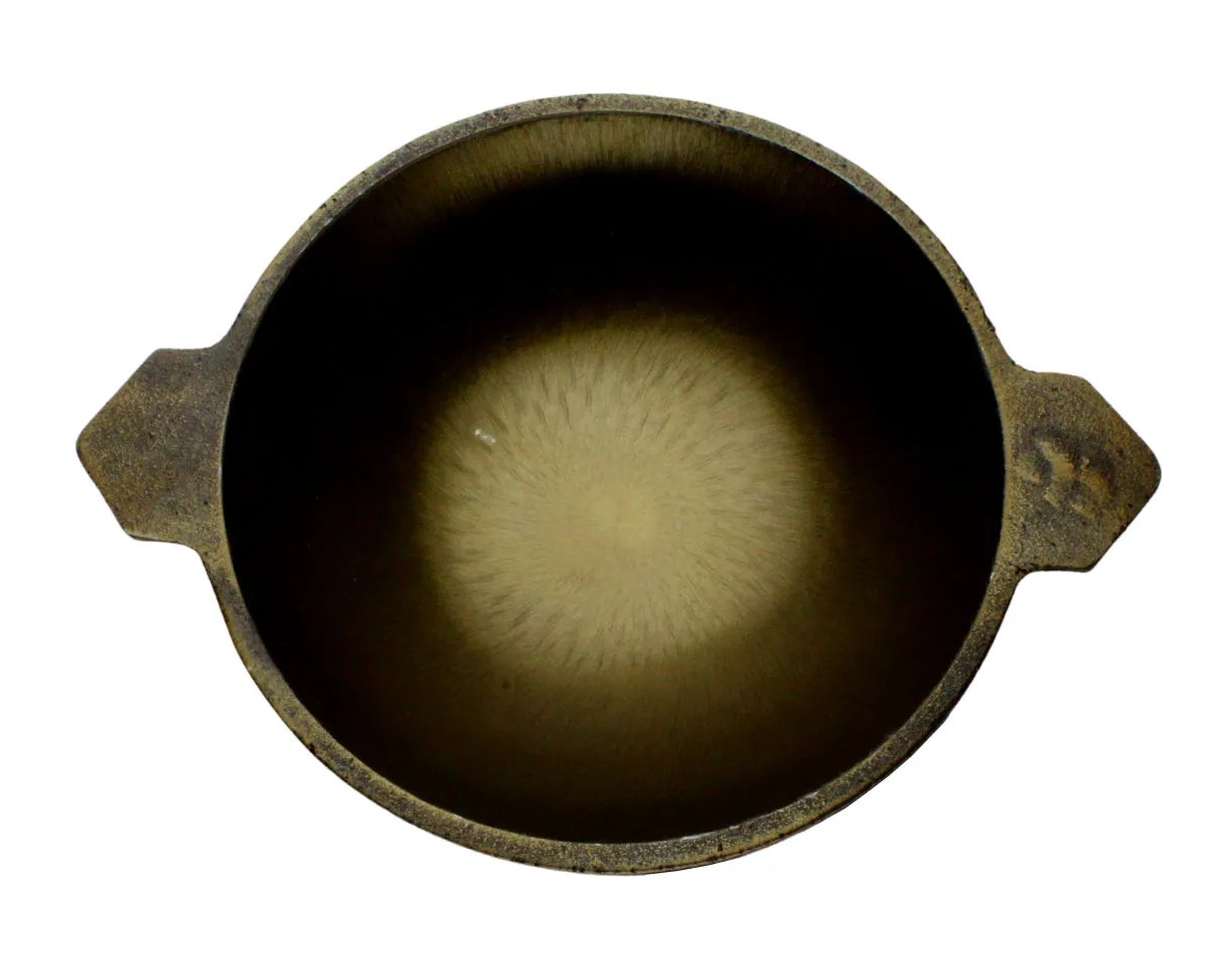 Trilonium Pre-Seasoned Cast Iron Appam Pan 8 Inches, 2.16 Kgs