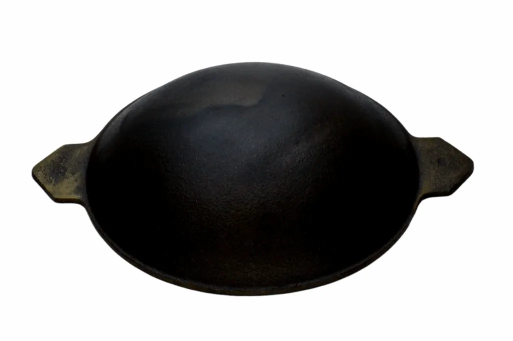 Trilonium Pre-Seasoned Cast Iron Appam Pan 8 Inches, 2.16 Kgs