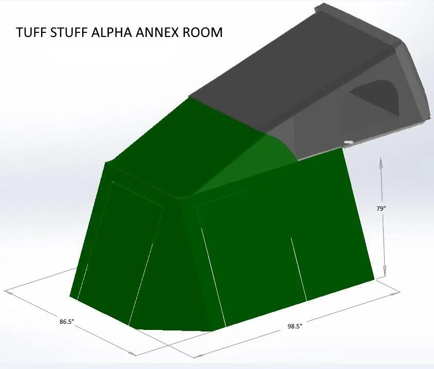 Tuff Stuff Annex Room for Alpha & Stealth Rooftop Tents