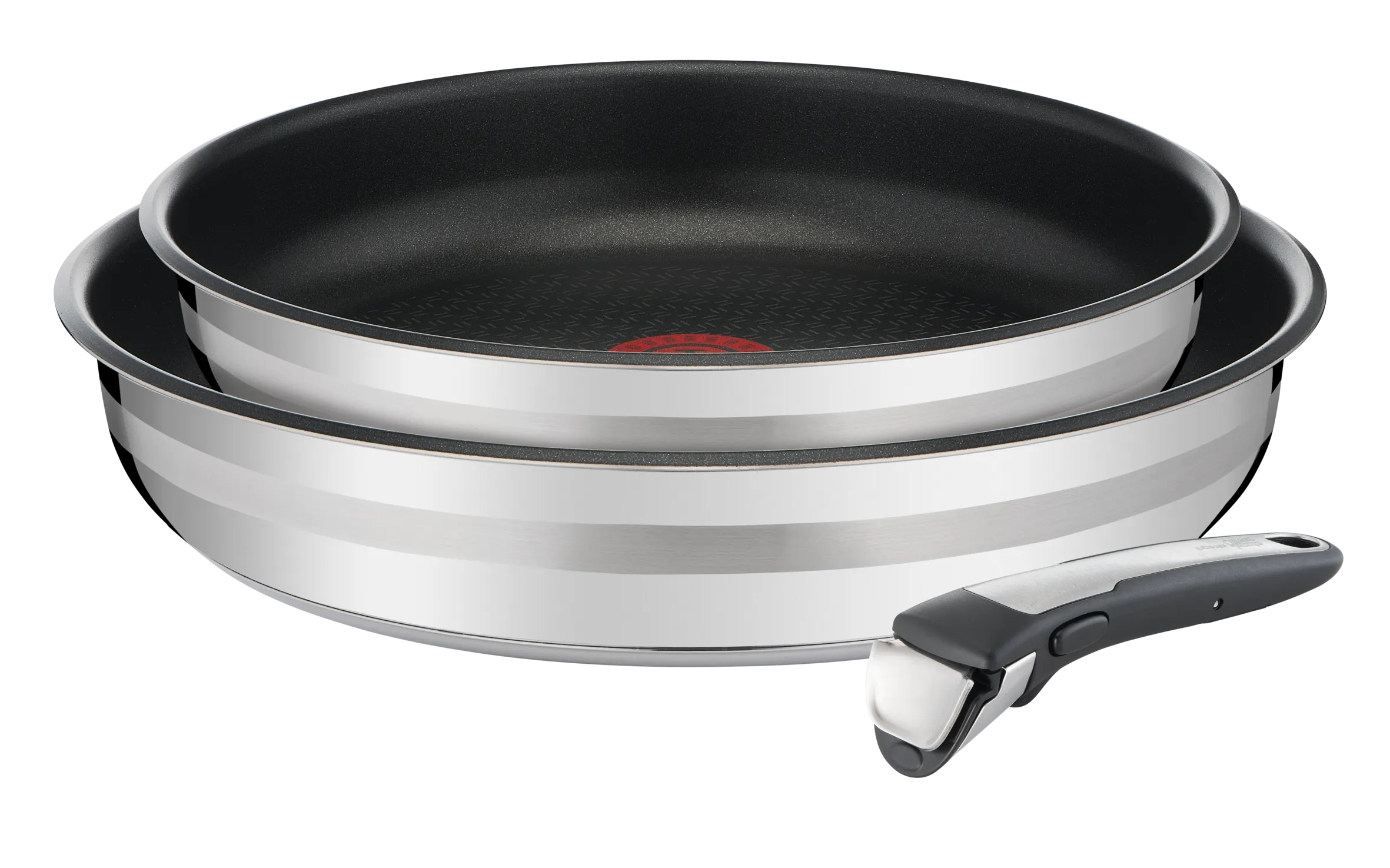 User manual and frequently asked questions Jamie Oliver by Tefal Ingenio Stainless Steel Induction 3pc Frypan Set