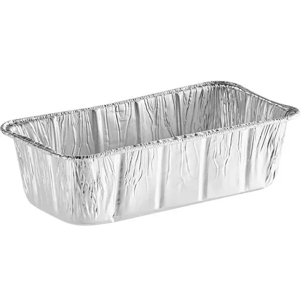 *WHOLESALE* Aluminum 2lb Rectangular Loaf Pans: Ideal for Baking | 500 CT/Case