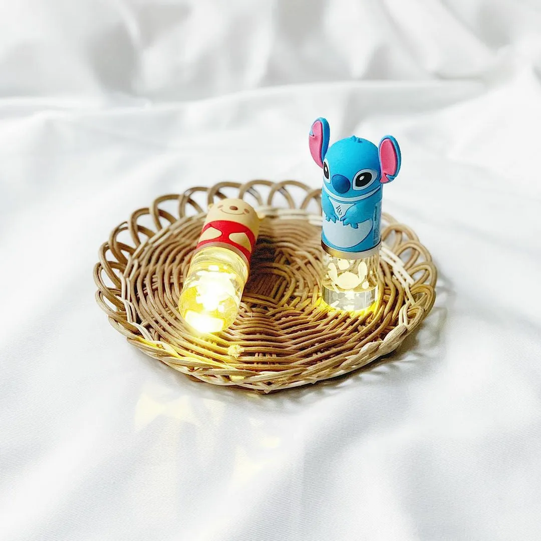 Winnie the Pooh and Stitch 3D Crystal Light